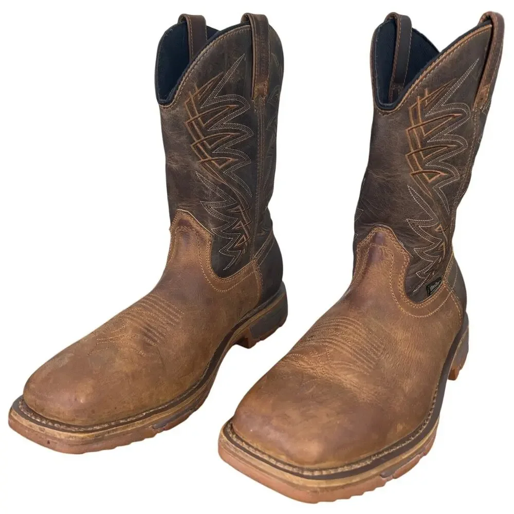 Irish Setter By Red Wing Marshall Brown Steel Toe Western Work Boot Size 9 E2